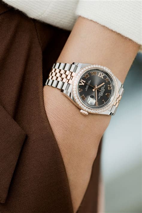 rolex datejust oyster 36mm everose gold|rolex datejust 36 gold.